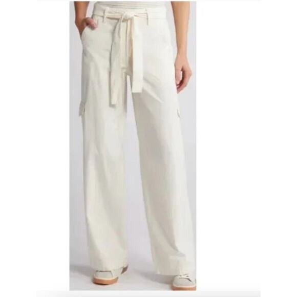 Madewell Griff Pant Superwide Leg Cargo Utility Tie Detail NWT 27P - Picture 1 of 9